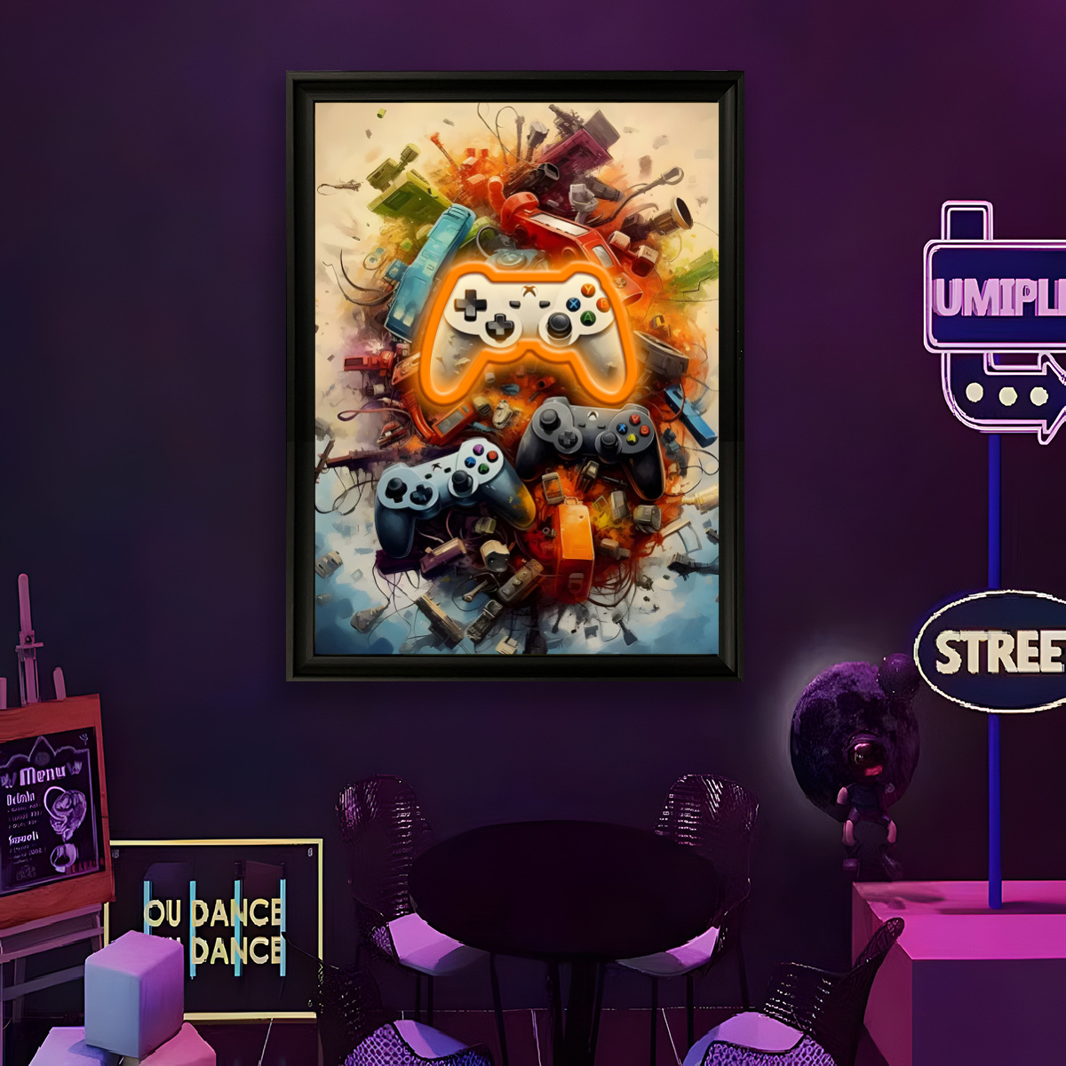 Home Decor Painting - Zasilane przez USB LED Neonowe Światło