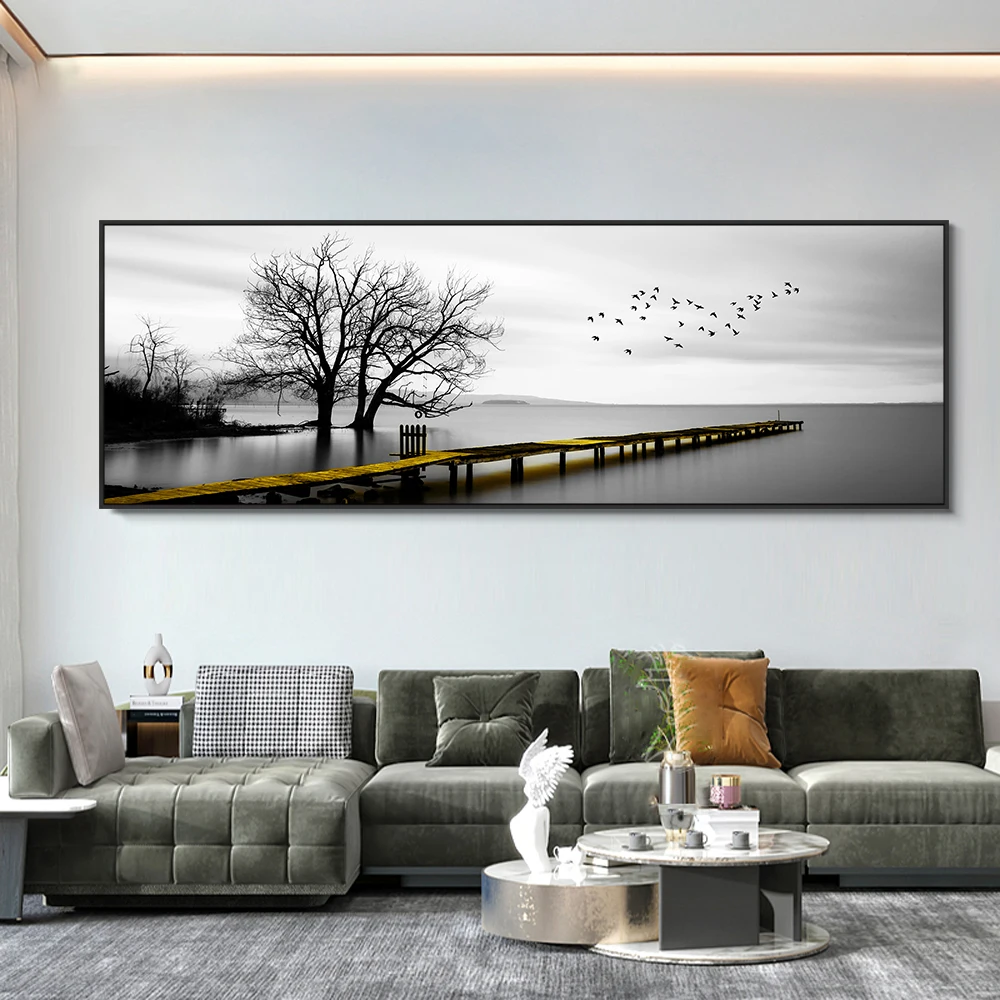 Home Decor Minimal - Nowoczesny, minimalistyczny obraz na ścianę, pejzaż