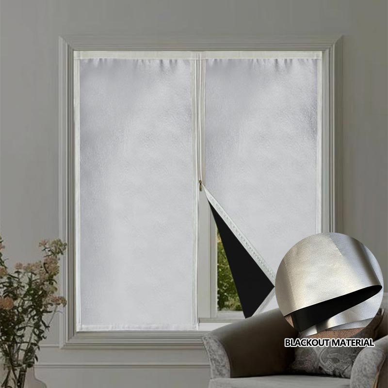 Blackout Curtains - Konfigurowalna zasłona zaciemniająca z zamkiem błyskawicznym,