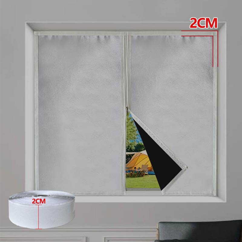 Blackout Curtains - Konfigurowalna zasłona zaciemniająca z zamkiem błyskawicznym,