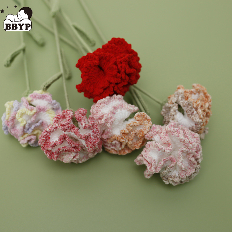 Yarn Home Decor - Amigurumi Szydełkowa Przędza Goździk Wystrój Domu