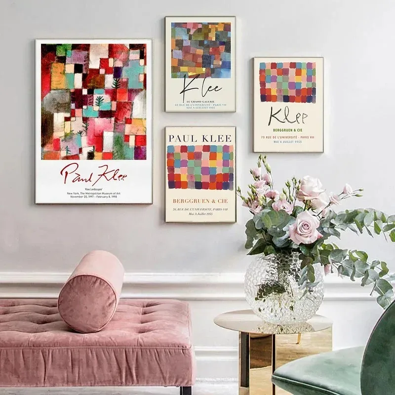 Home Decor Minimalist Style - Wystawa Paul Klee Stylizacje Sztuka Ścienna