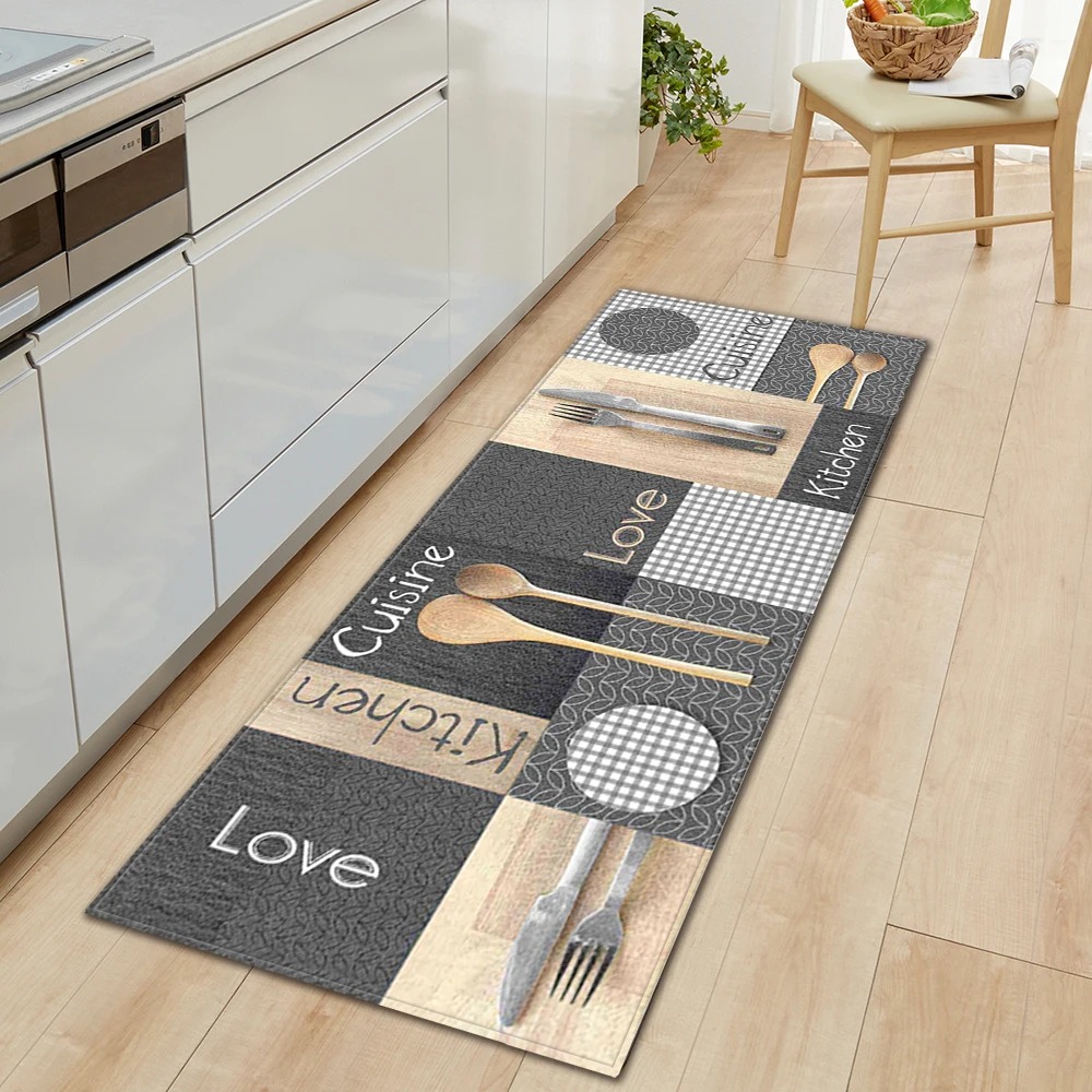 Home Decor Game Online - Mata kuchenna antypoślizgowa dywanik z wzorem