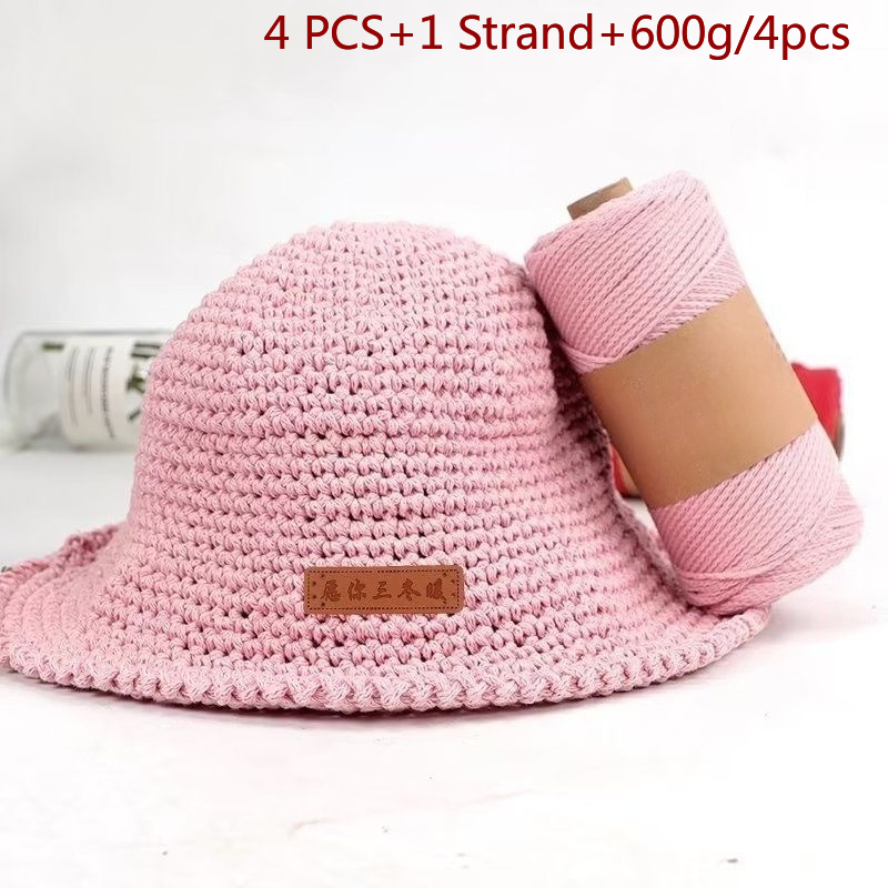 Yarn Home Decor - 4 PCS 2mm Miękka przędza do