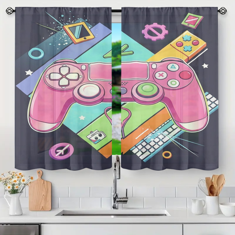 Home Decor Youtube Videos - Zasłona z motywem kontrolera do gier