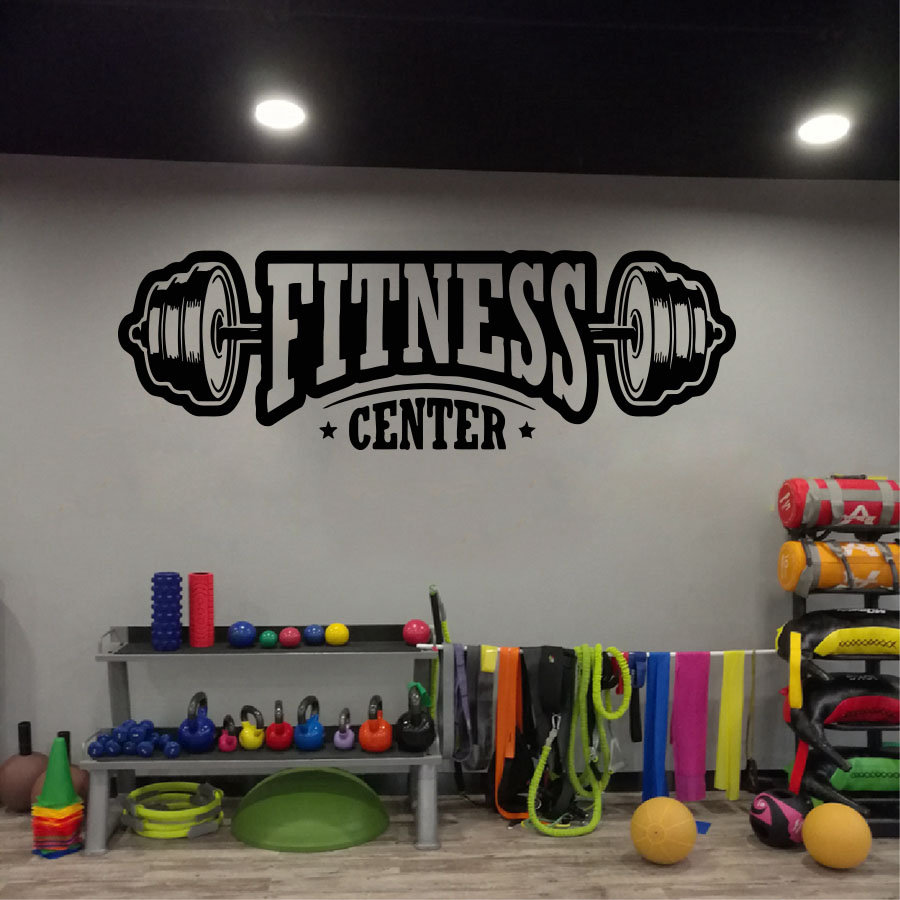 Home Decor Center - Gym winylowa naklejka ścienna klub fitness