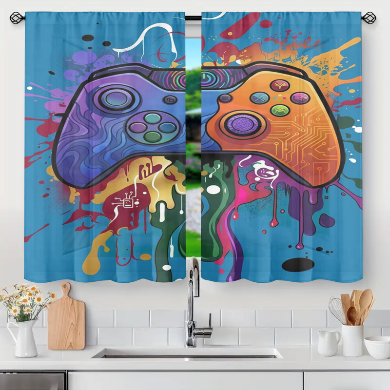 Home Decor Youtube Videos - Zasłona w stylu retro gaming, dekoracja