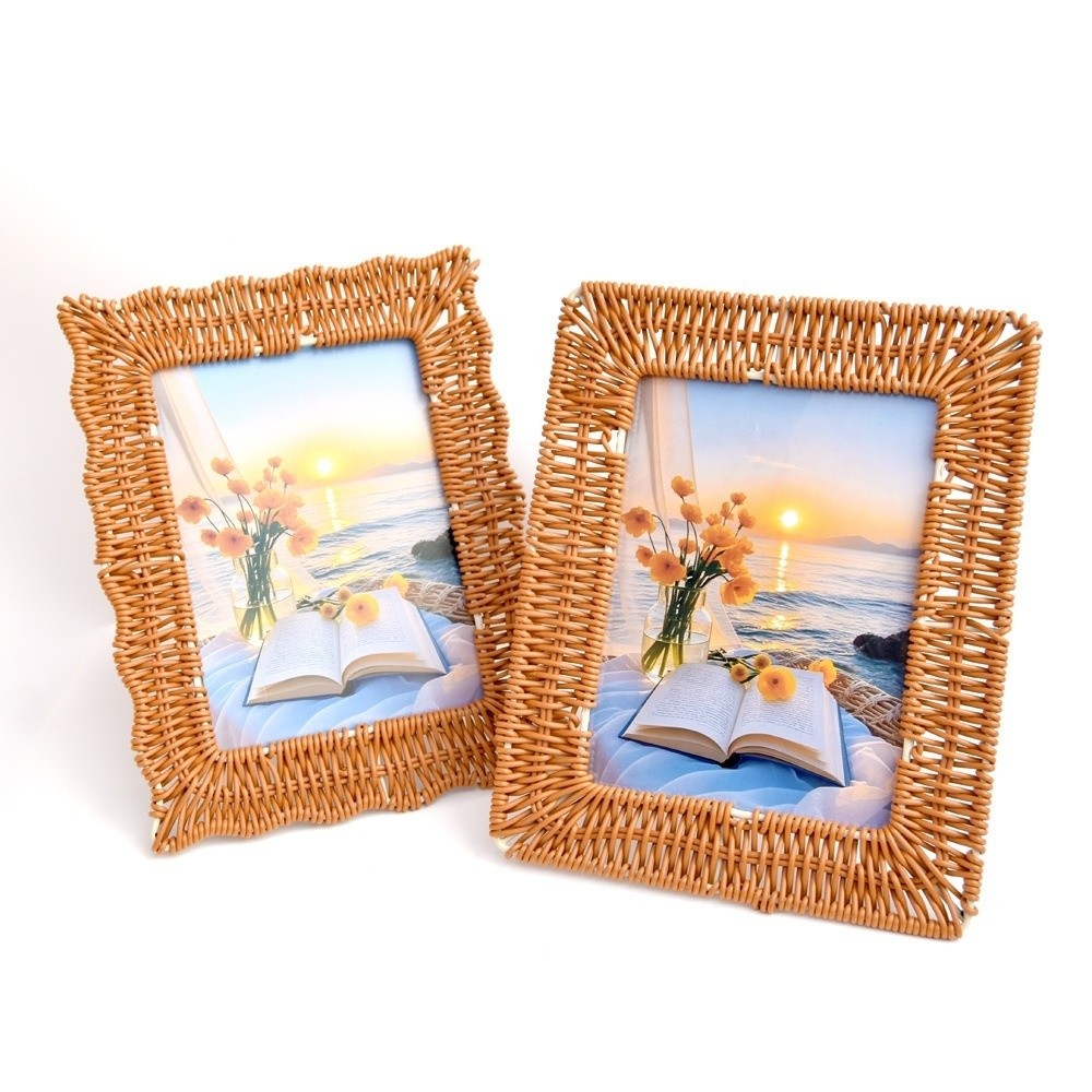 Ramki na zdjęcia w stylu boho  – Bamboo Photo Frame recenzja i cena