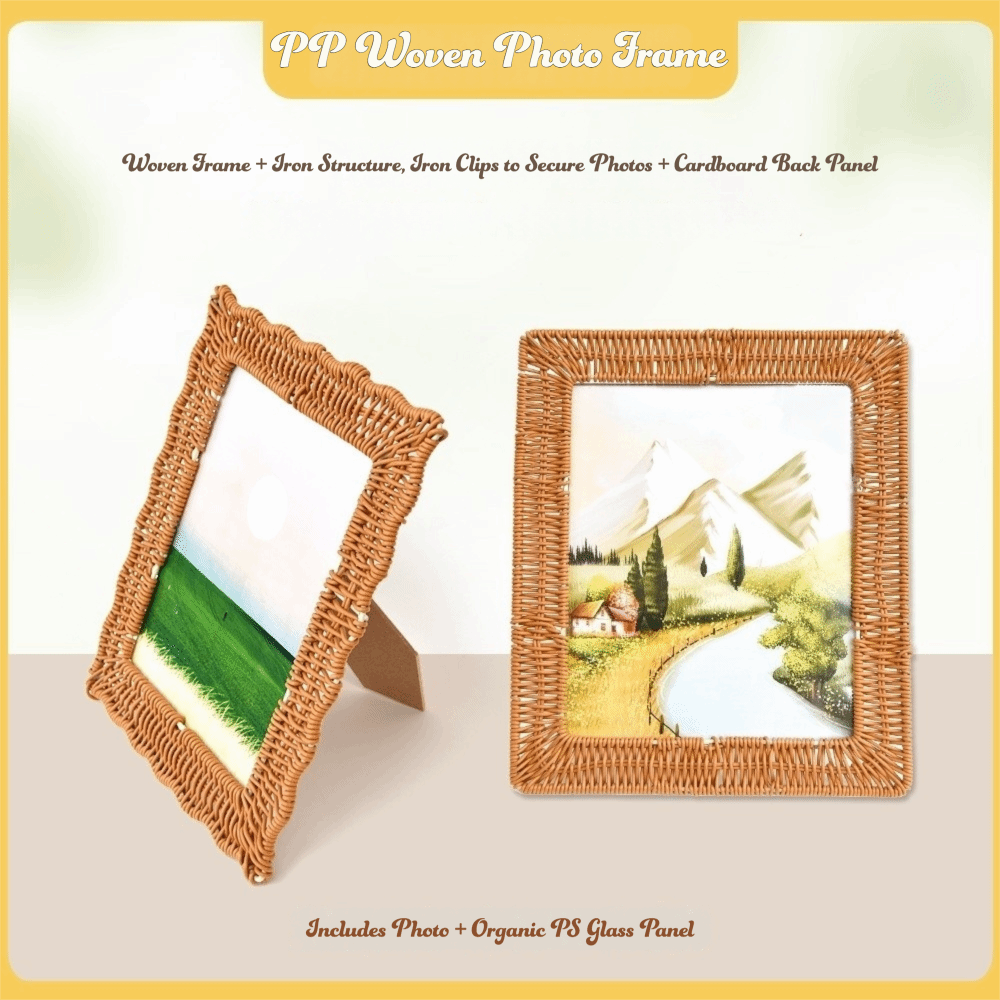 Ramki na zdjęcia w stylu boho  – Bamboo Photo Frame recenzja i cena