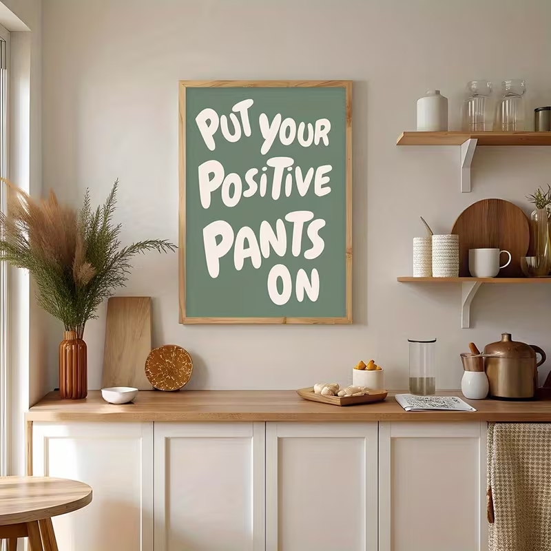 Nowoczesny Zielony Obraz na Pł – Home Decor Quotes On Wall recenzja i cena