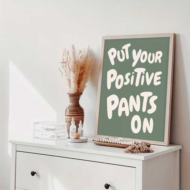 Nowoczesny Zielony Obraz na Pł – Home Decor Quotes On Wall recenzja i cena