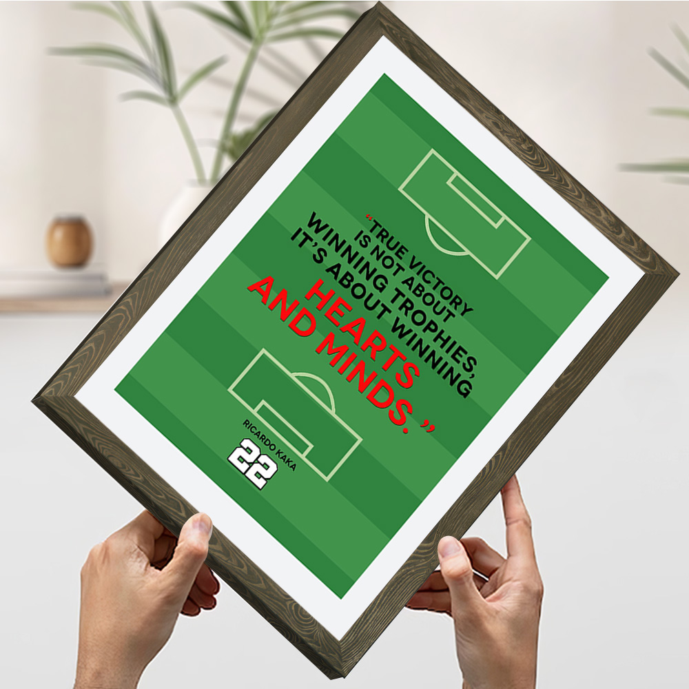 Cytat Ricardo Kakai na boisku  – Home Decor Quotes On Wall recenzja i cena