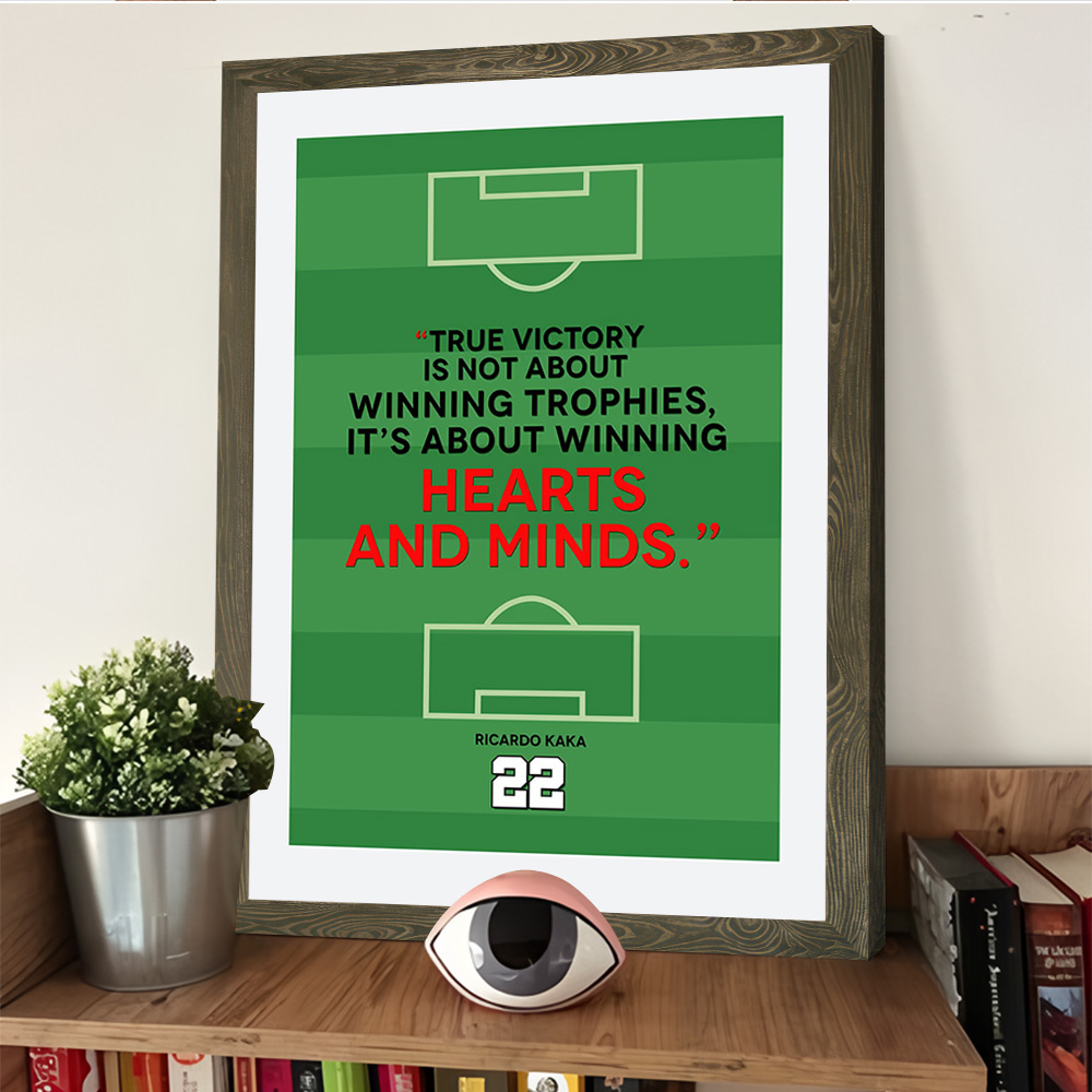 Cytat Ricardo Kakai na boisku  – Home Decor Quotes On Wall recenzja i cena