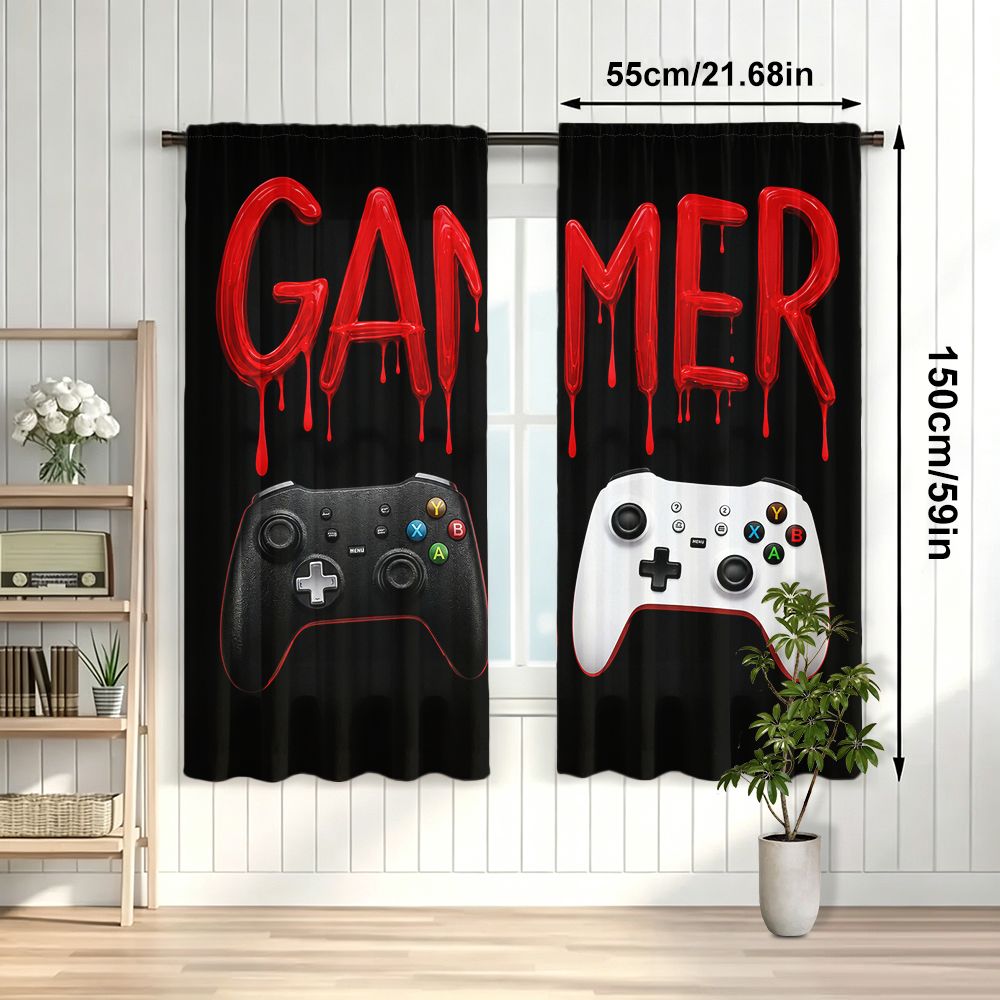 Zasłony dla graczy, czarne zas – Home Decor Youtube Videos recenzja i cena