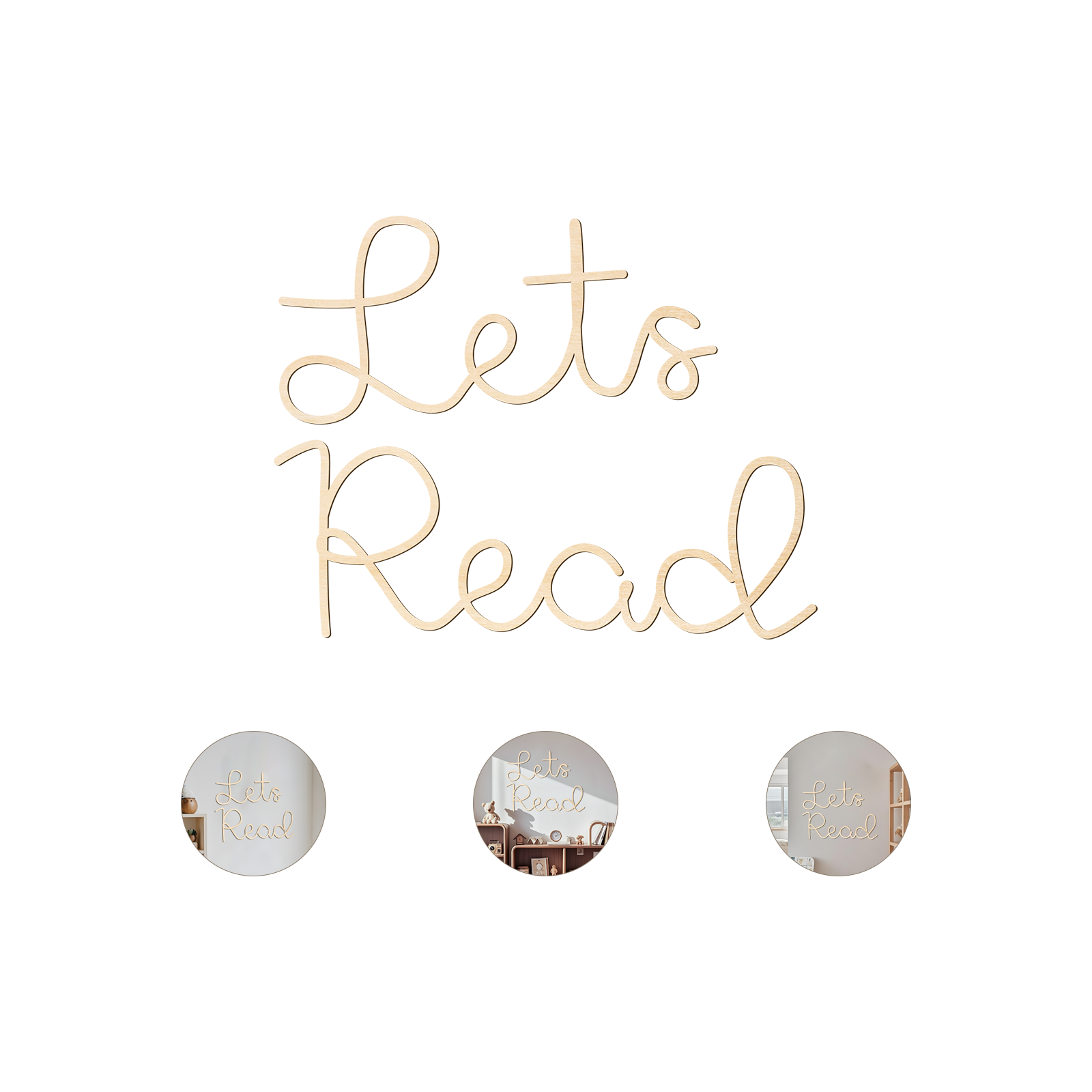 Drewniana tabliczka ścienna -  – Wooden Letter Sign recenzja i cena