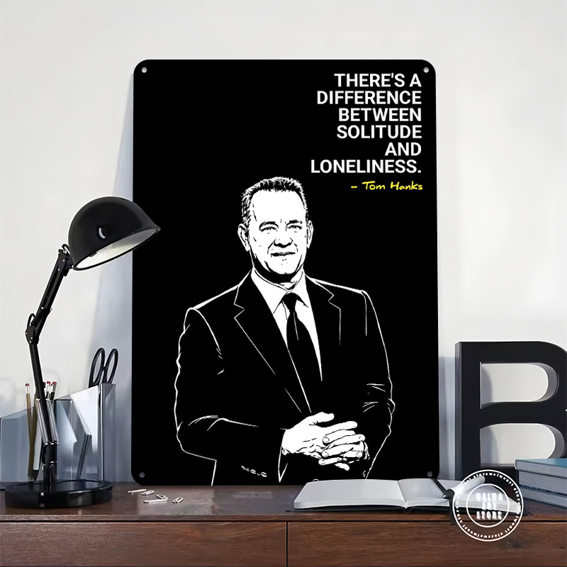 Cytat Toma Hanka o samotności, – Home Decor Quotes On Wall recenzja i cena