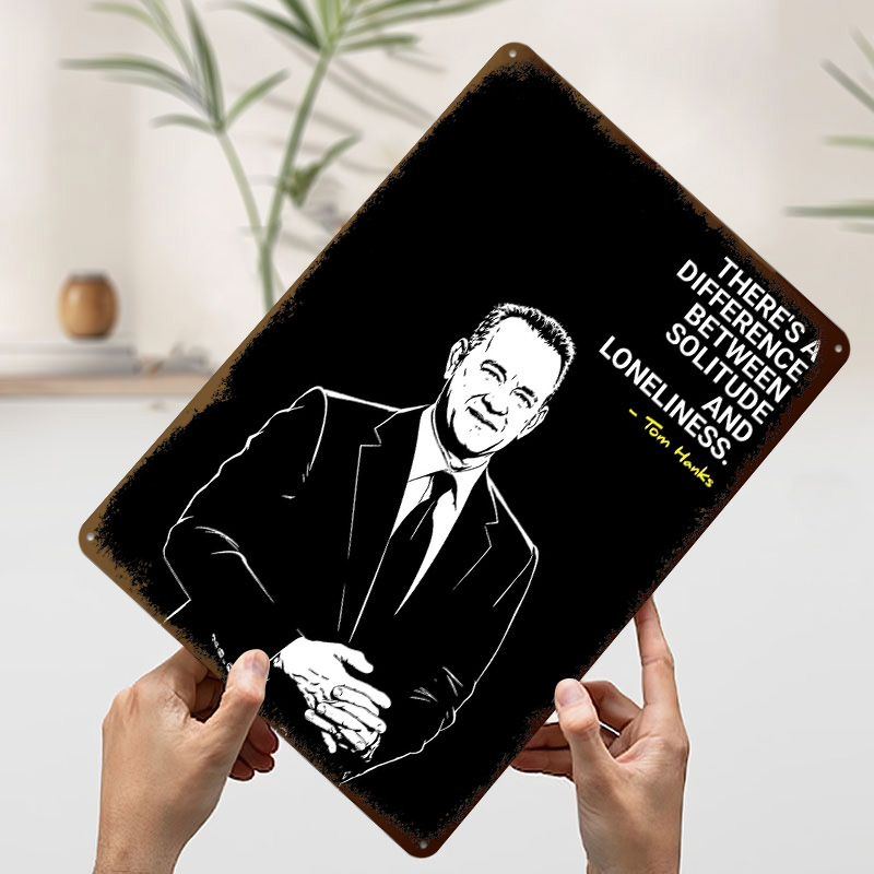 Cytat Toma Hanka o samotności, – Home Decor Quotes On Wall recenzja i cena