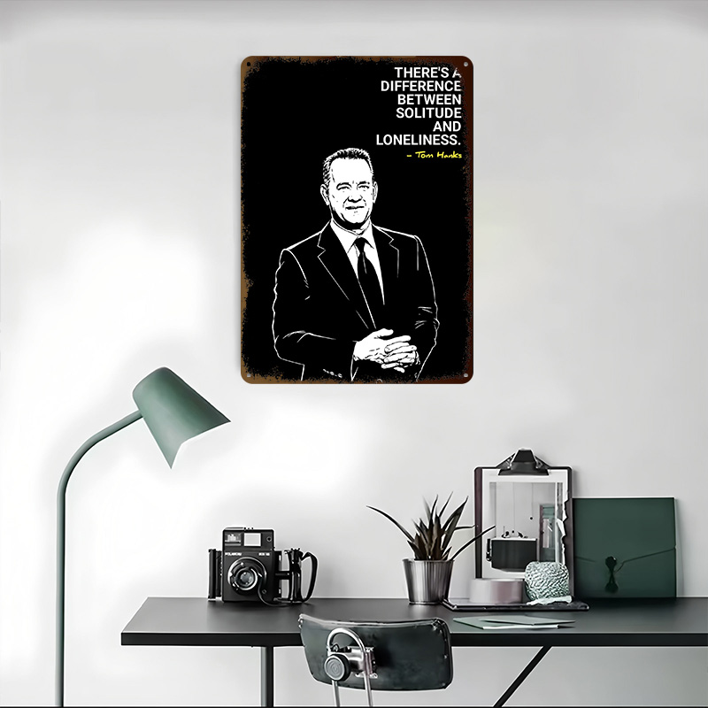 Cytat Toma Hanka o samotności, – Home Decor Quotes On Wall recenzja i cena