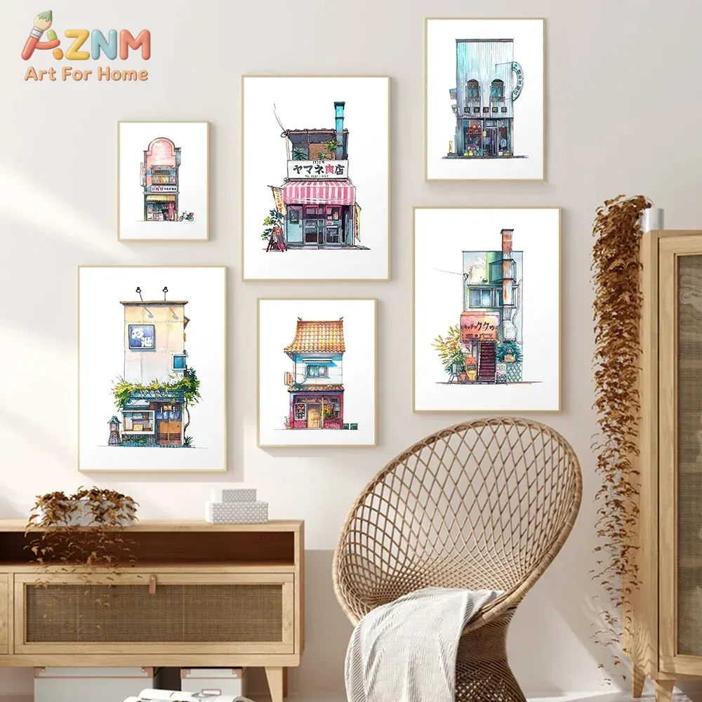 AZNM Japoński Sklep Akwarelowy – Home Decor Shop recenzja i cena