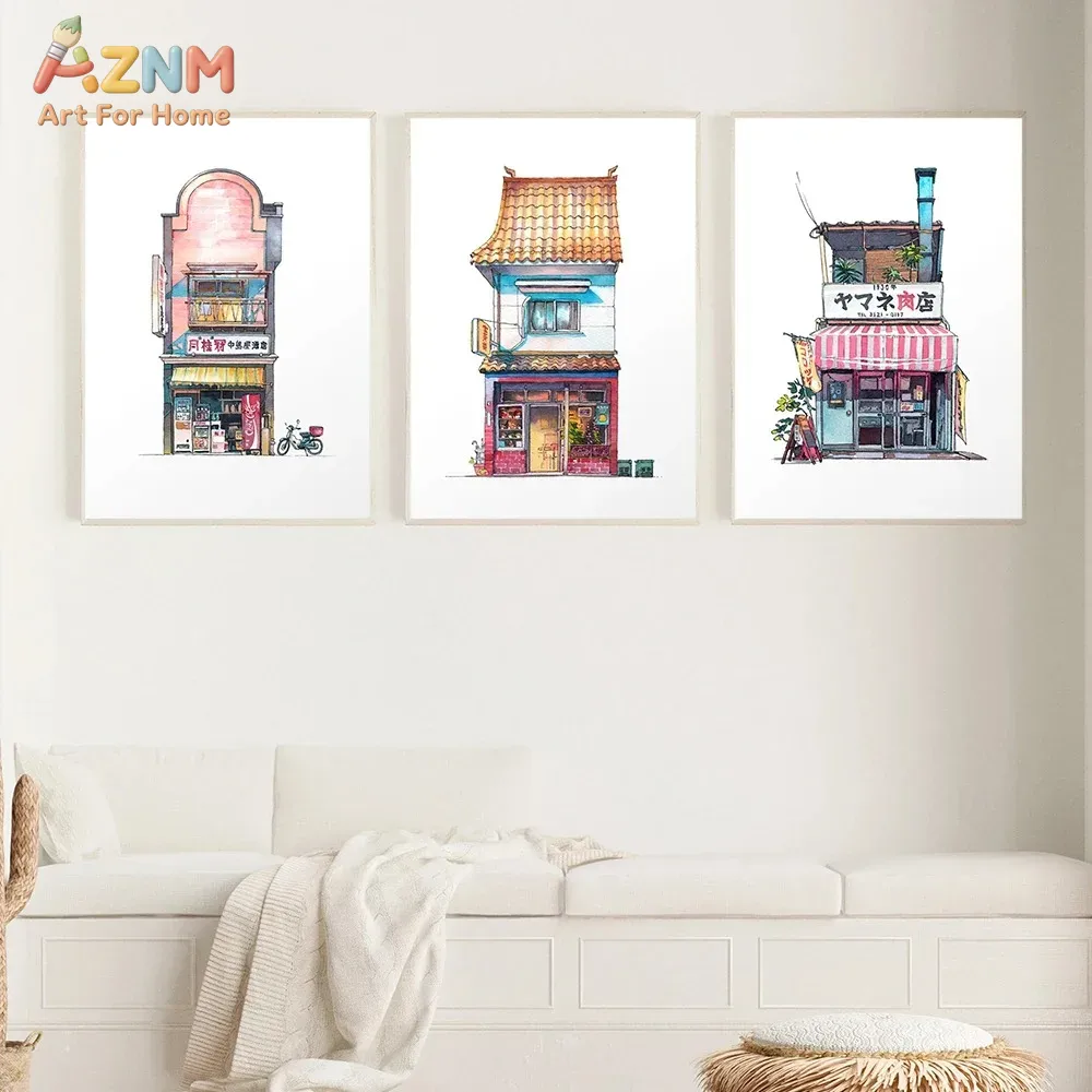 AZNM Japoński Sklep Akwarelowy – Home Decor Shop recenzja i cena
