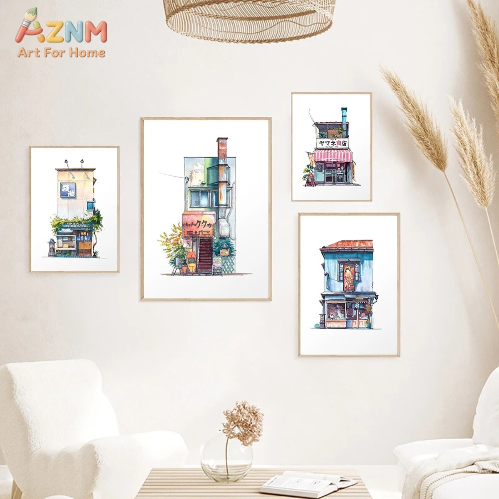 AZNM Japoński Sklep Akwarelowy – Home Decor Shop recenzja i cena