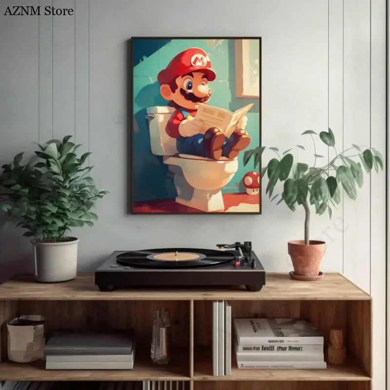 Zabawny Plakat z Kreskówkowymi – Watercolor Poster Print recenzja i cena