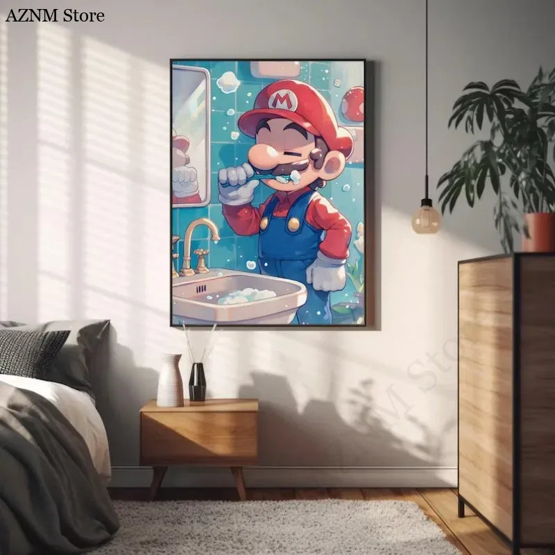 Zabawny Plakat z Kreskówkowymi – Watercolor Poster Print recenzja i cena