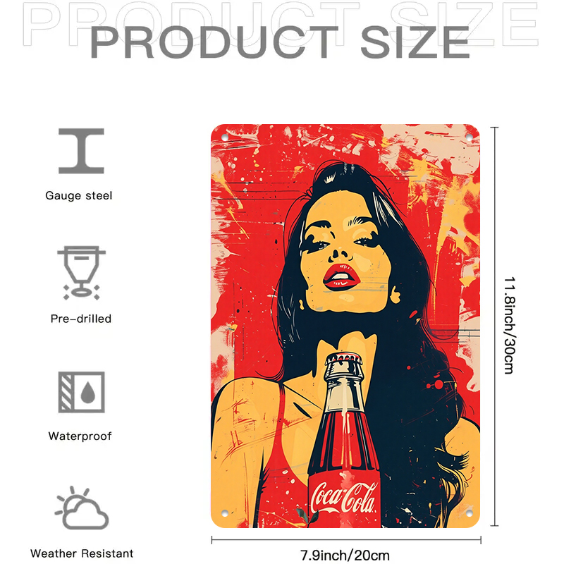 1 szt. 2D Płaski Obrazek z Cyn – Home Decor Shop recenzja i cena