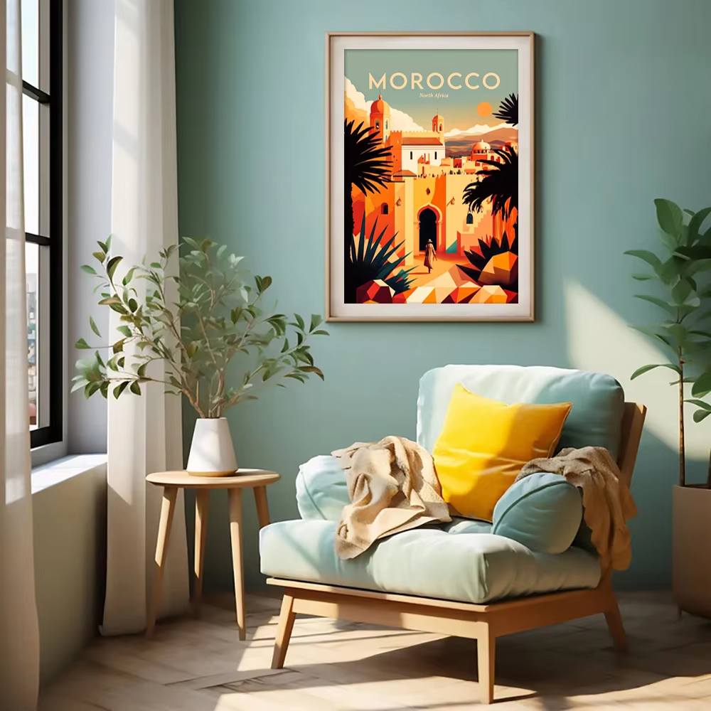 Kolorowy plakat w stylu bohemy – Home Decor Quotes On Wall recenzja i cena
