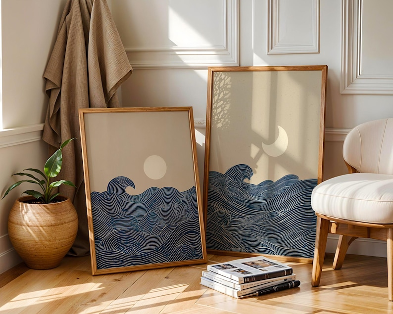 2 szt. Minimalistyczne obrazy  – Home Decor Minimalist Style recenzja i cena
