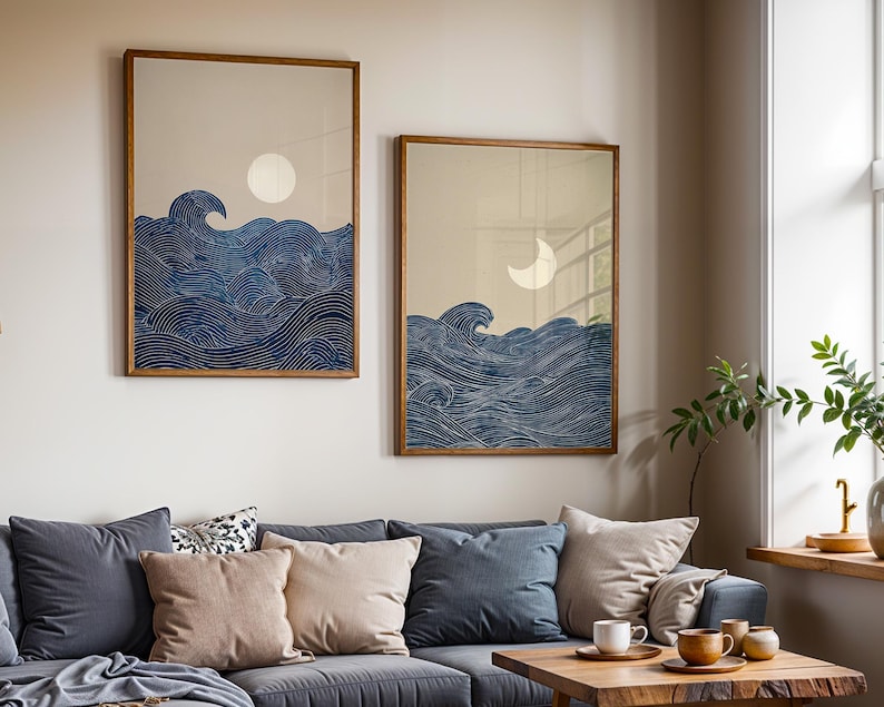 2 szt. Minimalistyczne obrazy  – Home Decor Minimalist Style recenzja i cena