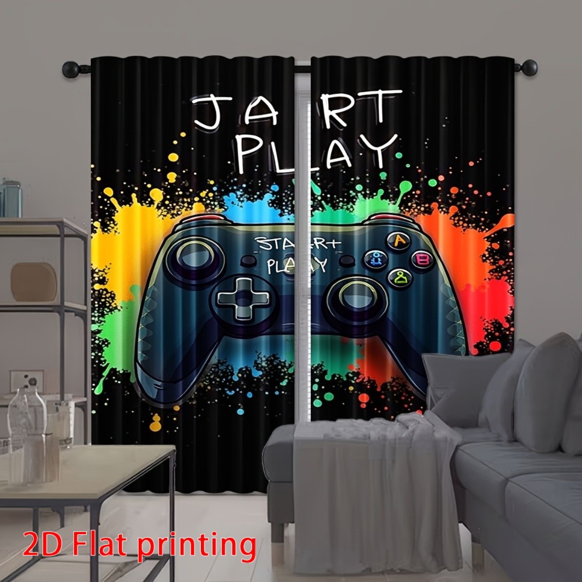 Zasłony dla graczy, zasłony z  – Home Decor Youtube Videos recenzja i cena