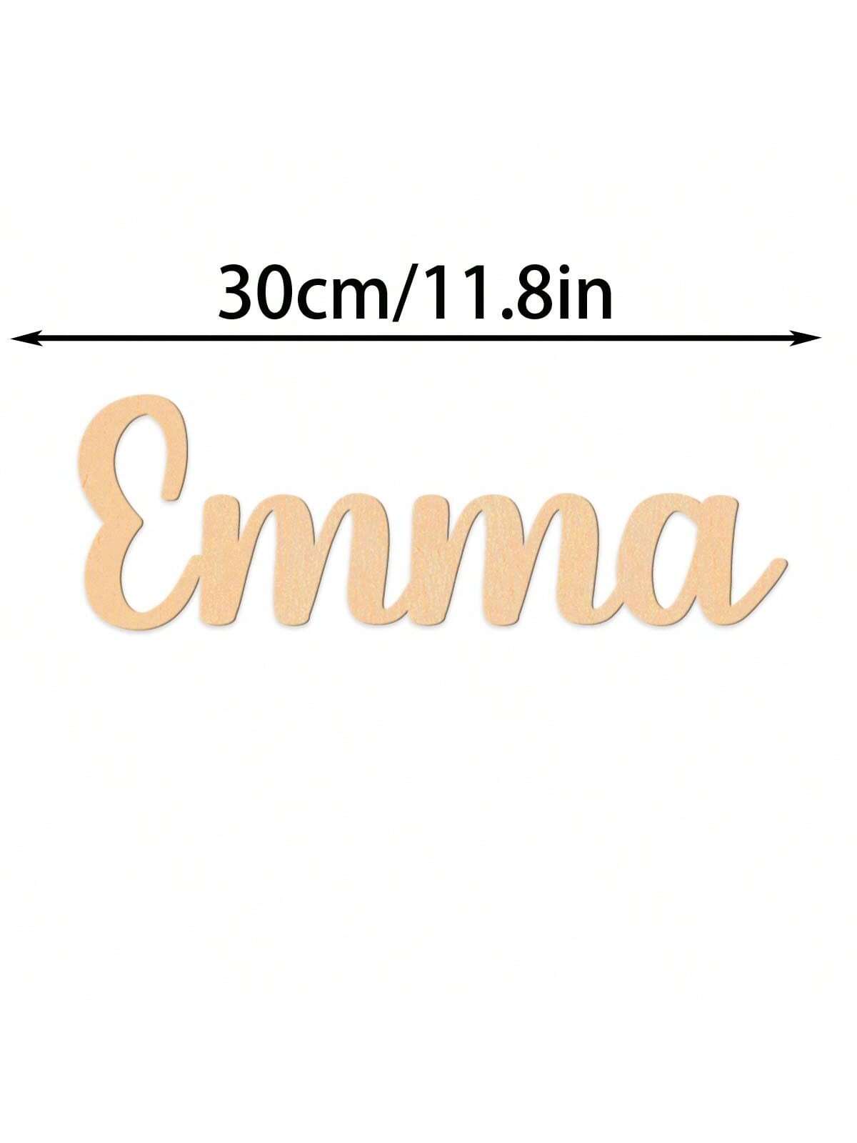 1 szt. Urocza tabliczka Emma z – Wooden Letter Sign recenzja i cena