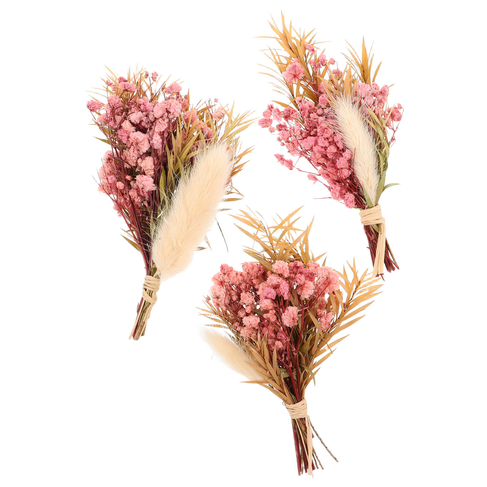 3 szt. Mini Suszone Kwiaty Buk – Home Decor Vase With Flowers recenzja i cena