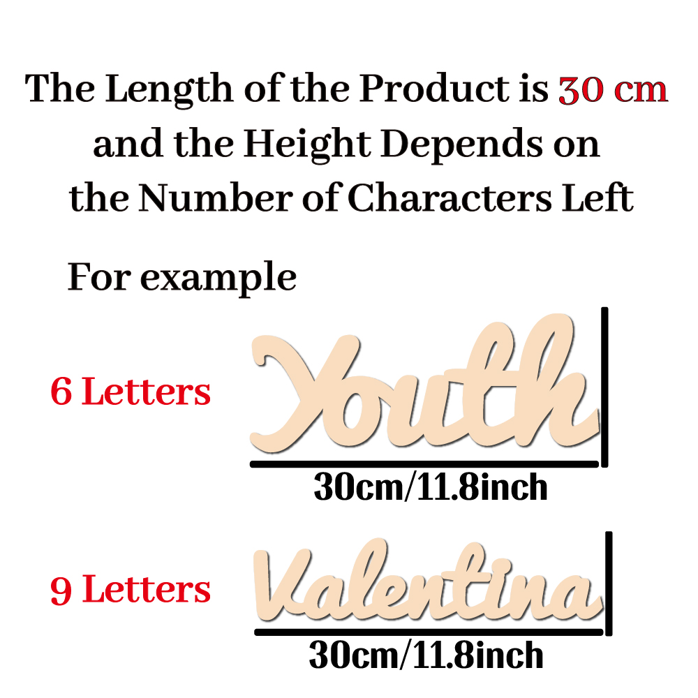 1 szt. ładna tabliczka drewnia – Wooden Letter Sign recenzja i cena