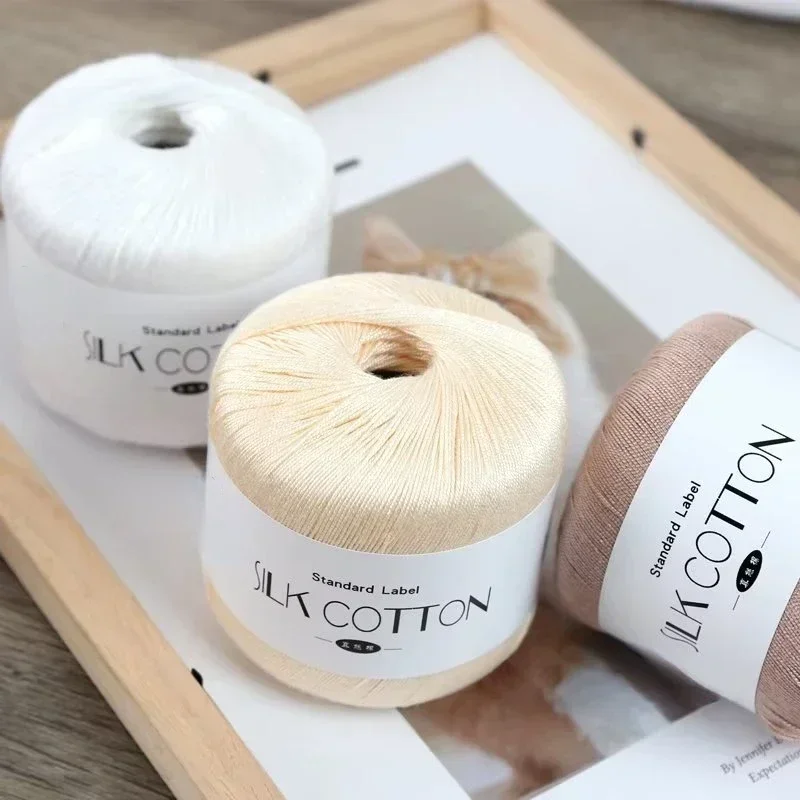 50g/szt. Jedwabna Koronka Bawe – Yarn Home Decor recenzja i cena
