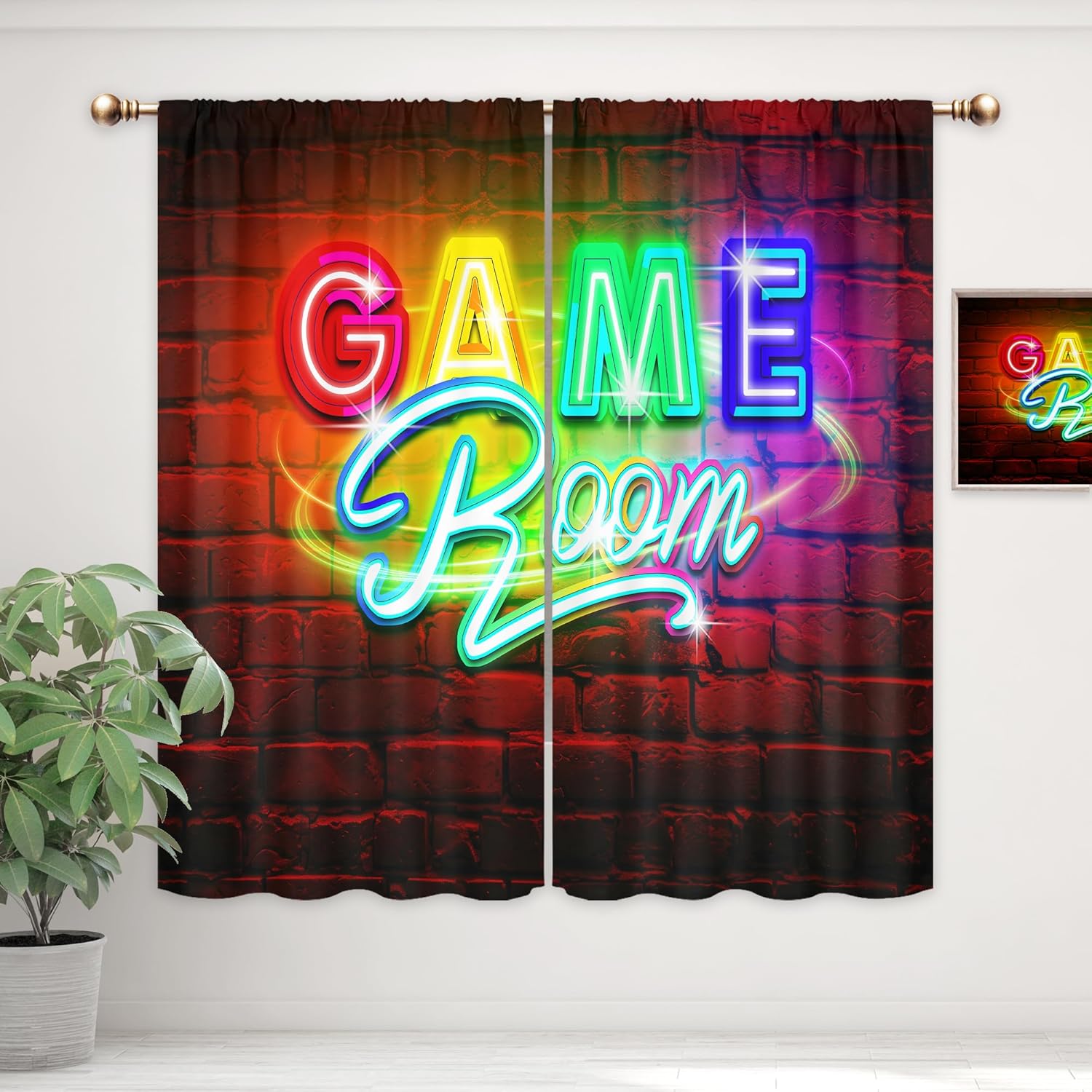 Neonowe Zasłony Gamingowe, Zas – Home Decor Youtube Videos recenzja i cena