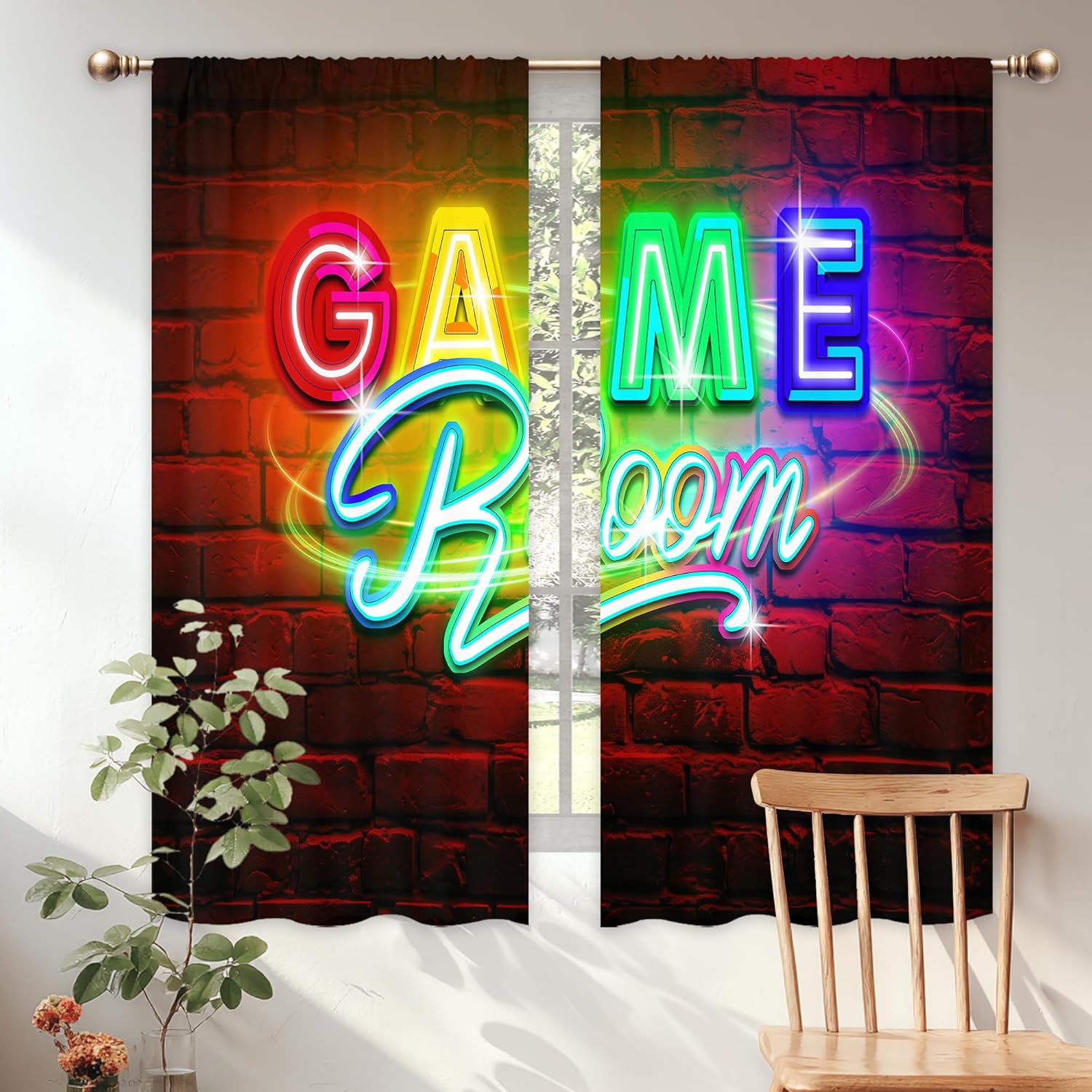 Neonowe Zasłony Gamingowe, Zas – Home Decor Youtube Videos recenzja i cena