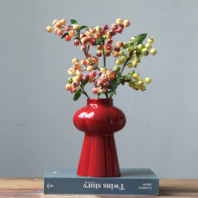 1 szt. Czerwony ceramiczny waz – Home Decor Center recenzja i cena
