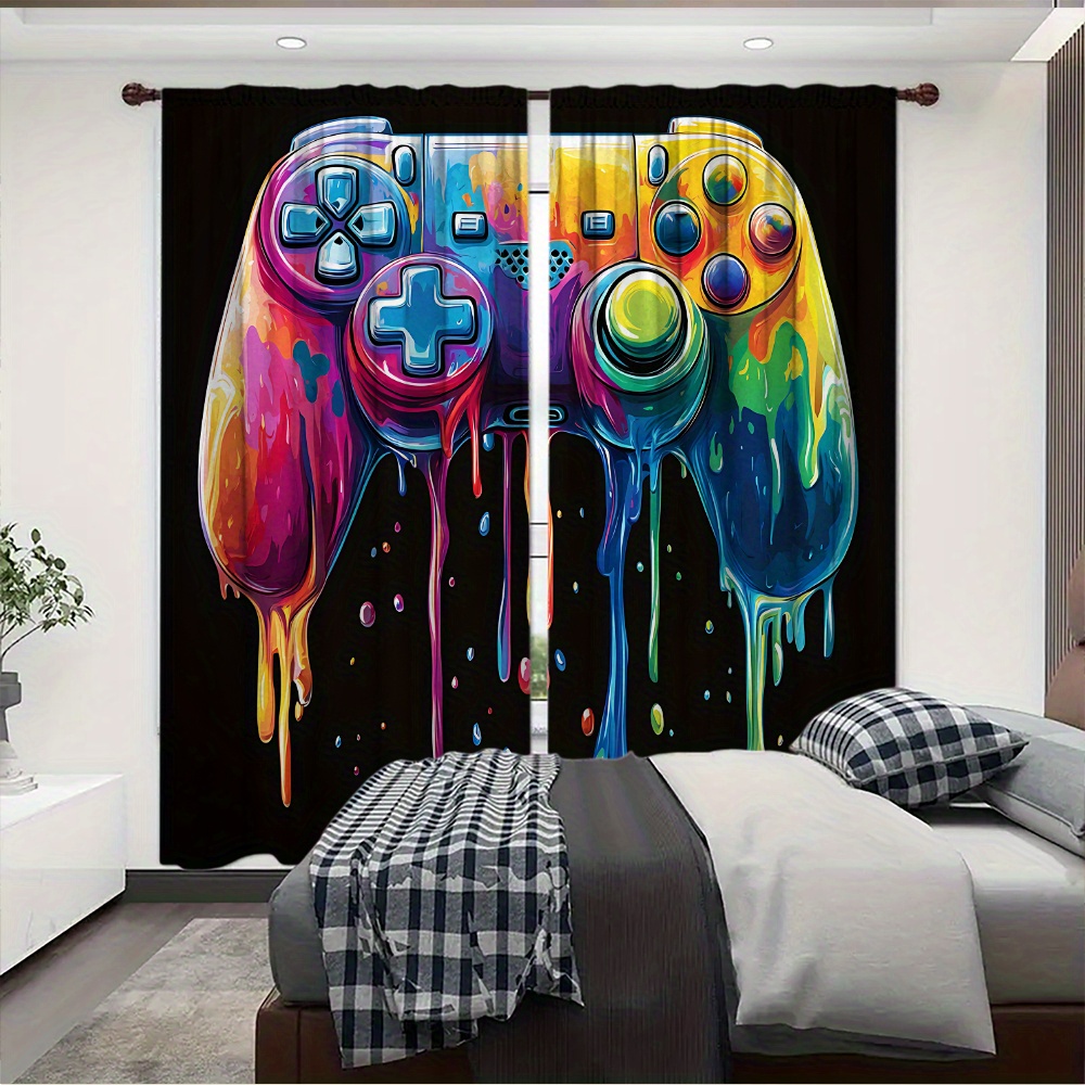 Zasłona z motywem retro kontro – Home Decor Youtube Videos recenzja i cena