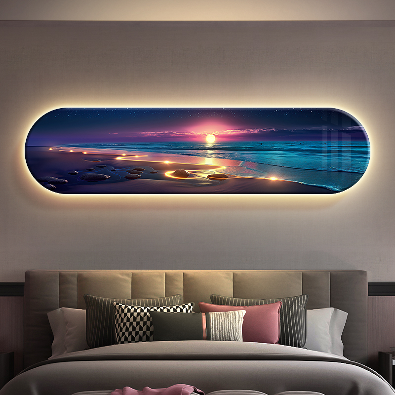 Fale oceanu Kinkiet Dekoracja  – Hanging Moon Lamp recenzja i cena