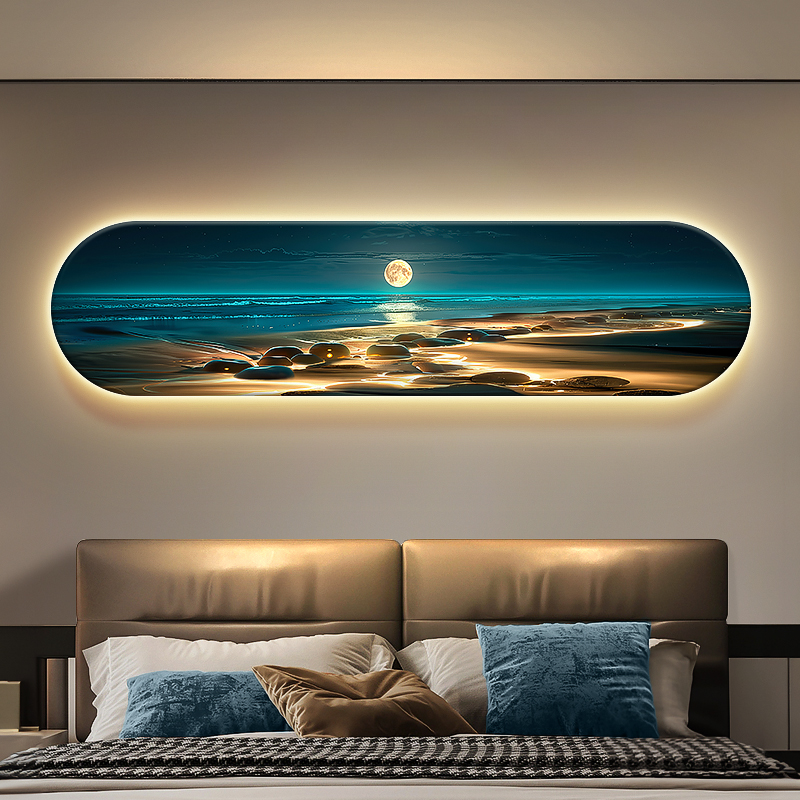 Fale oceanu Kinkiet Dekoracja  – Hanging Moon Lamp recenzja i cena