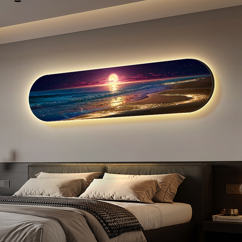 Fale oceanu Kinkiet Dekoracja  – Hanging Moon Lamp recenzja i cena