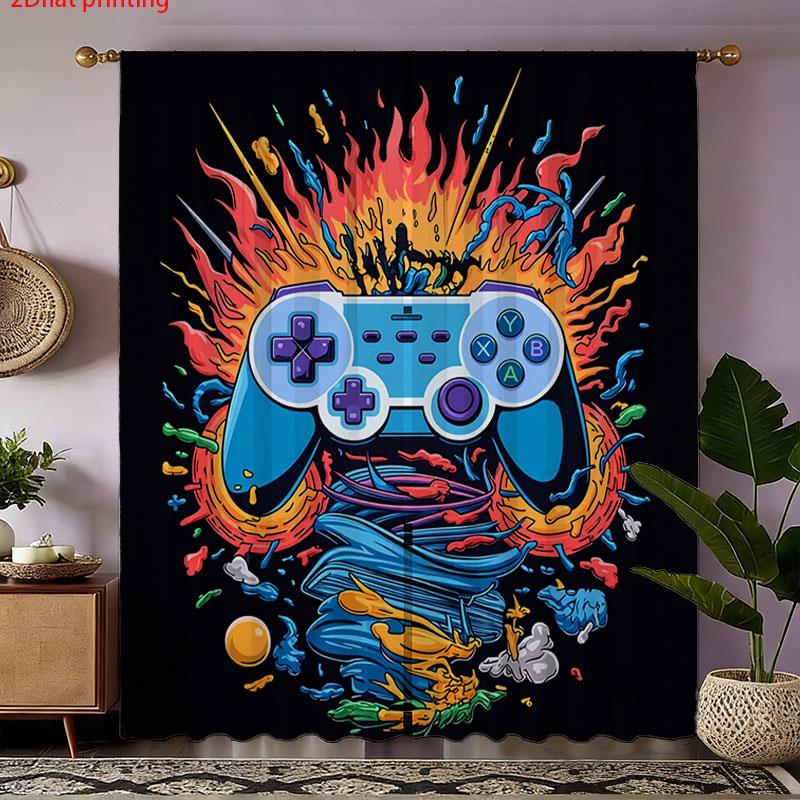 Zasłony z motywem retro kontro – Home Decor Youtube Videos recenzja i cena