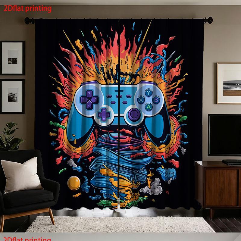 Zasłony z motywem retro kontro – Home Decor Youtube Videos recenzja i cena