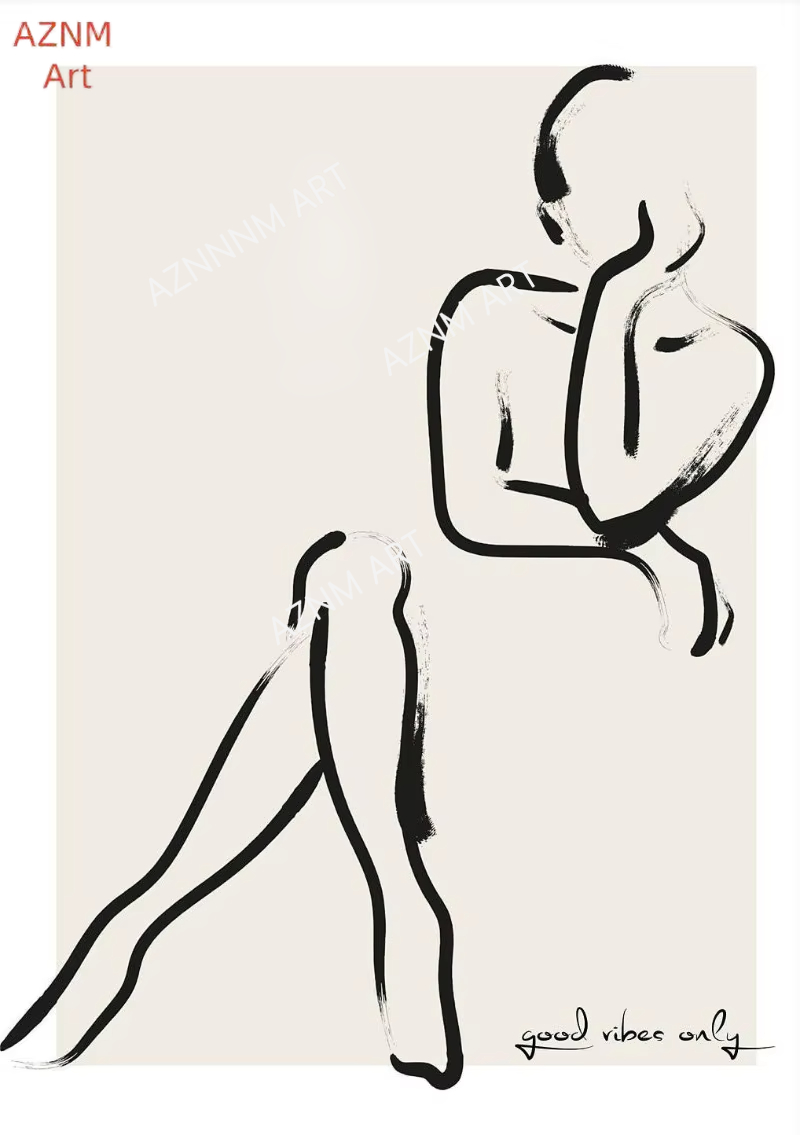 Nordycka Bohema Grafika Liniow – Home Decor Minimal recenzja i cena