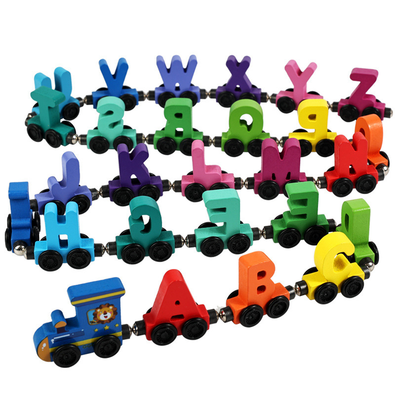 Drewniany magnetyczny pociąg z – Wooden Letter Sign recenzja i cena