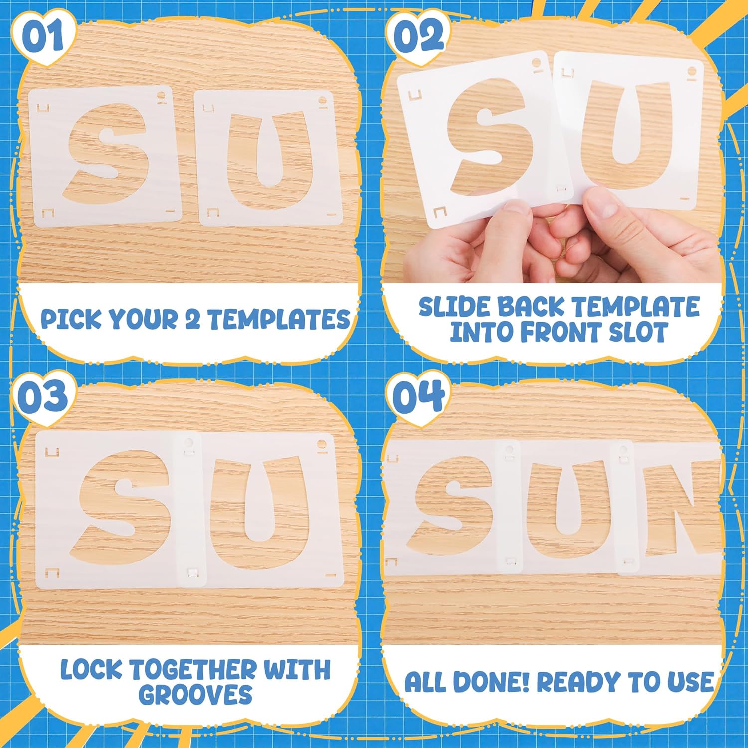 80 sztuk wielokrotnego użytku  – Wooden Letter Sign recenzja i cena