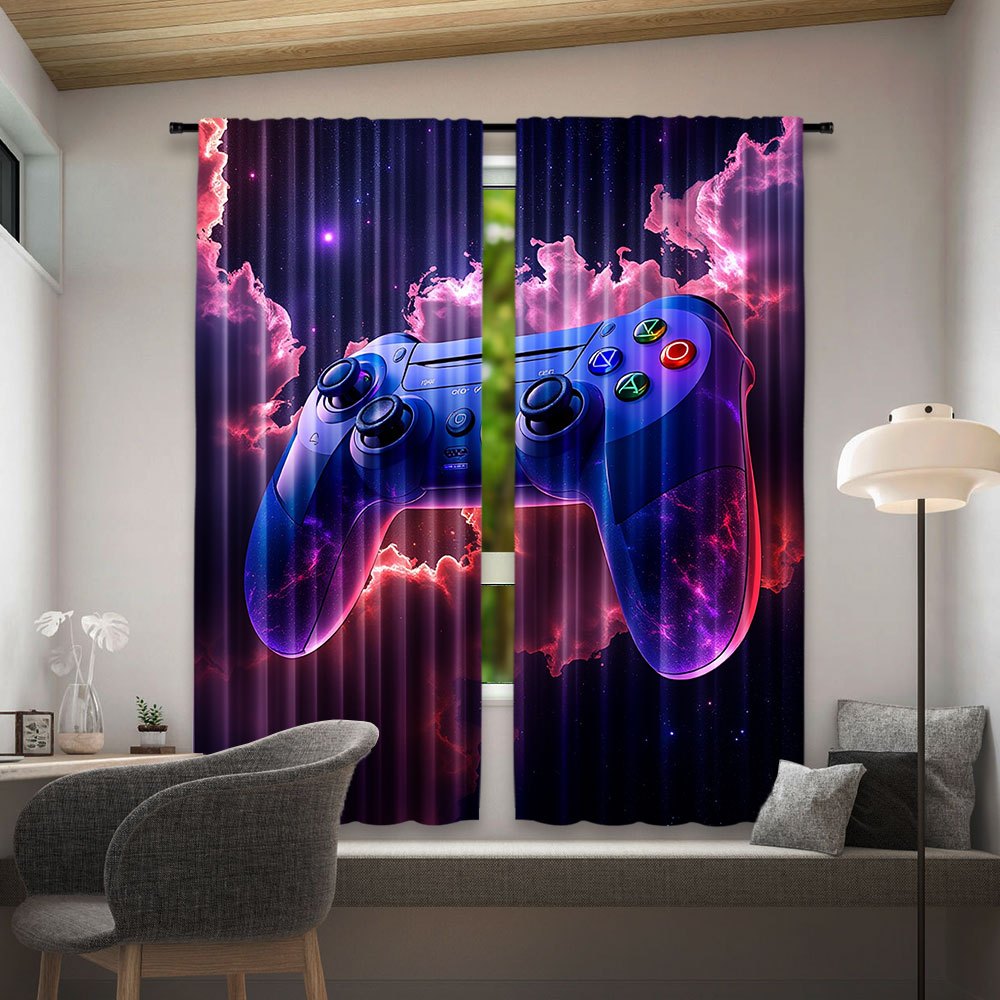 Cyberpunkowe zasłony gamingowe – Home Decor Youtube Videos recenzja i cena