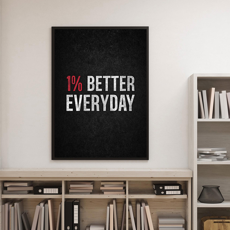 Plakat Motywacyjny Bez Wymówek – Watercolor Poster Print recenzja i cena